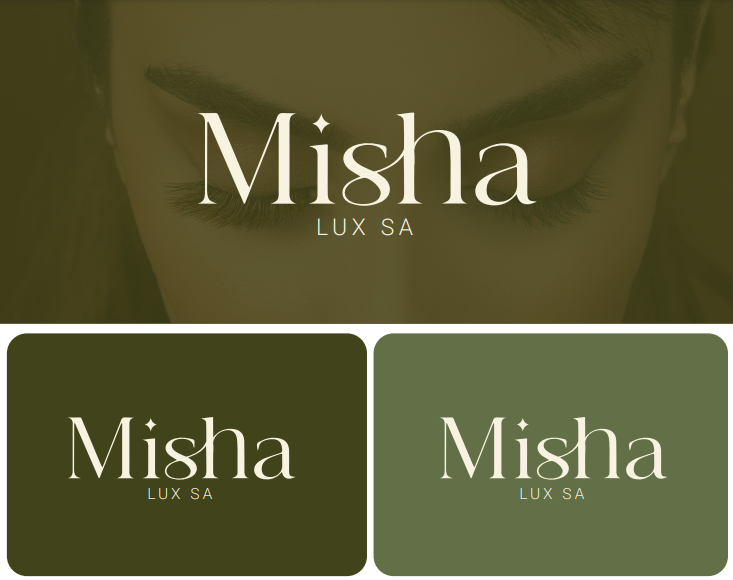 Brand identity design mockup
